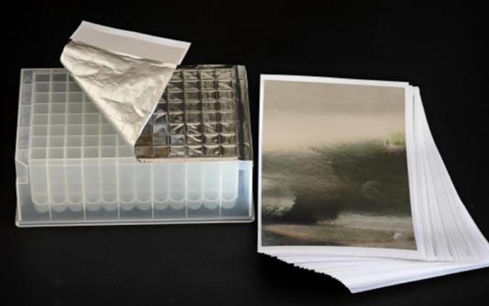 易撕-可穿刺自粘铝箔封板膜-粘性封板膜（替代Axgen:PCR-AS-200,Axgen:PCR-AS-200）